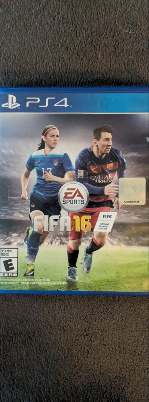 Sony PS4 FIFA 16 Video Game - Blue and Green Cover